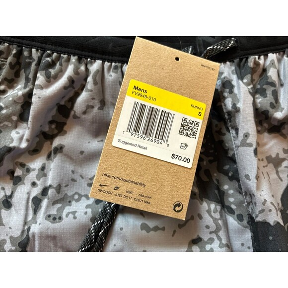 Nike Trail Stride Running Shorts Brief Lined Men Size Small FV9949-010 New - Picture 4 of 6